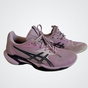 ASICS Women's Solution Speed FF Tennis Pickleball Sneaker SZ 8 Lt Ube/Indigo Fog